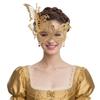 Black Lace Mask Hollow-Out Lace Half Face Mask Costume Party Mask Mysterious For Photography Costume Occasions Halloween Costume