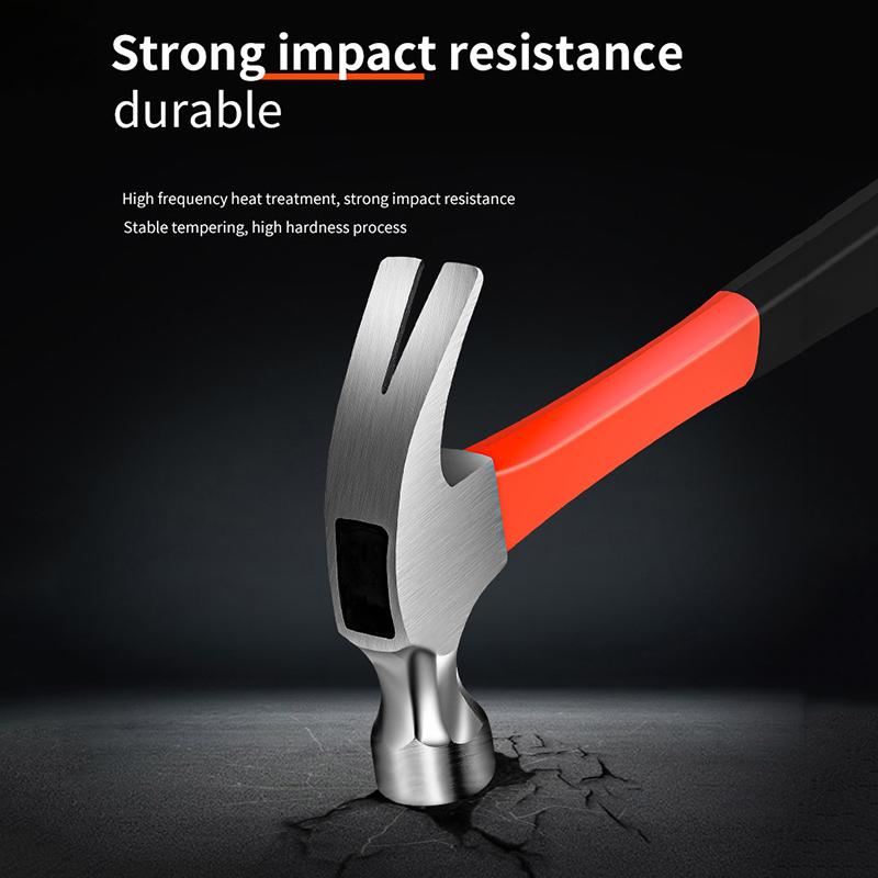 Claw Hammer Wooden Handle 1Pcs Practical Multi Function Household Tool for Crafting and Construction