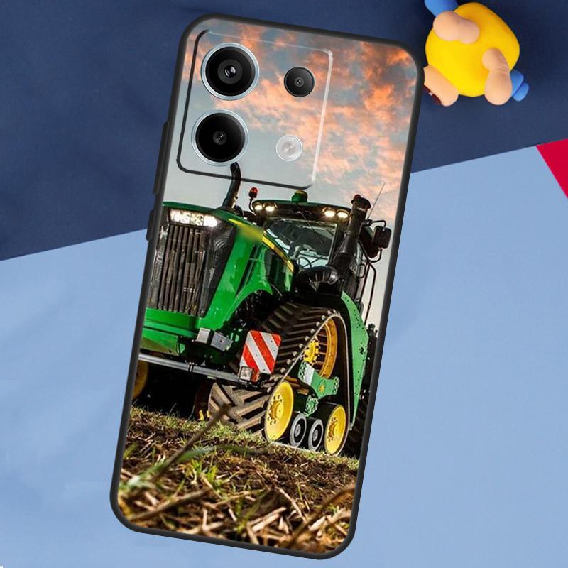 Farm Vehicle Tractor Case For Xiaomi Redmi Note 13 Pro Plus Note 9 10 11 12 Pro 9S 10S 11S 12S 10C 12C 13C Coque