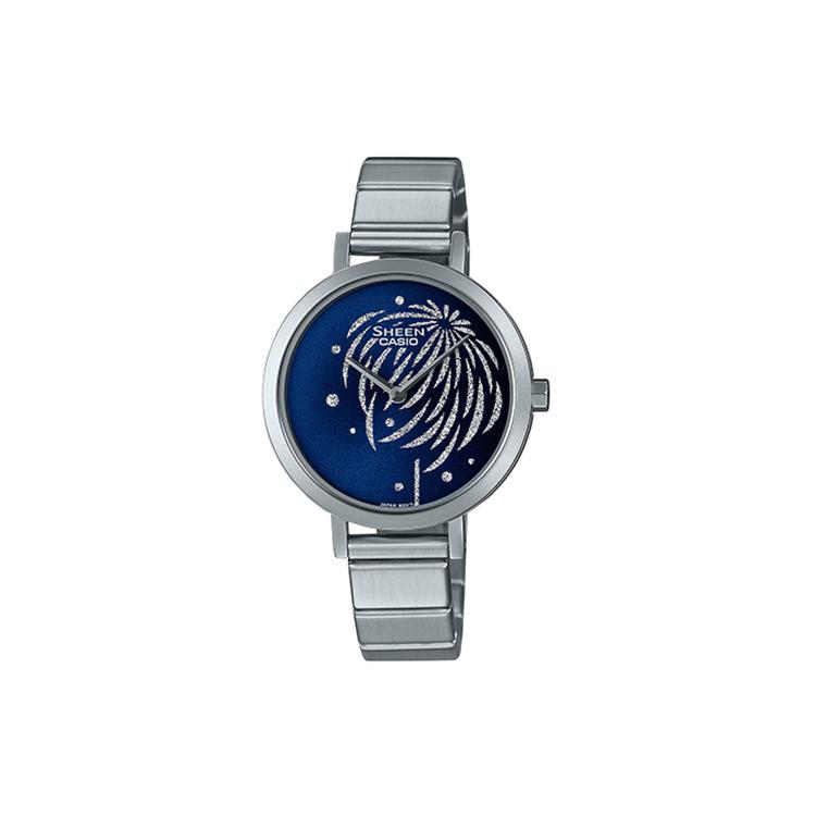 

Женские часы CASIO SHEEN Синие SHE-C130D-2AUPFY-person Blue Dial