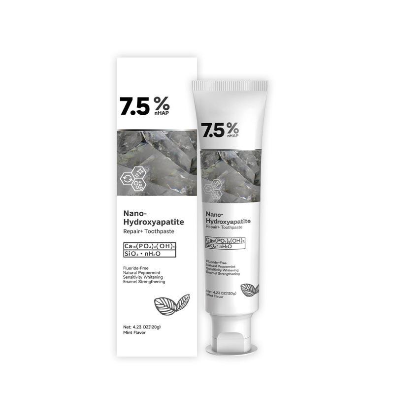 Nano-Hydroxyapatite Fluoride-Free Toothpaste: Enamel Protection & Stain Removal