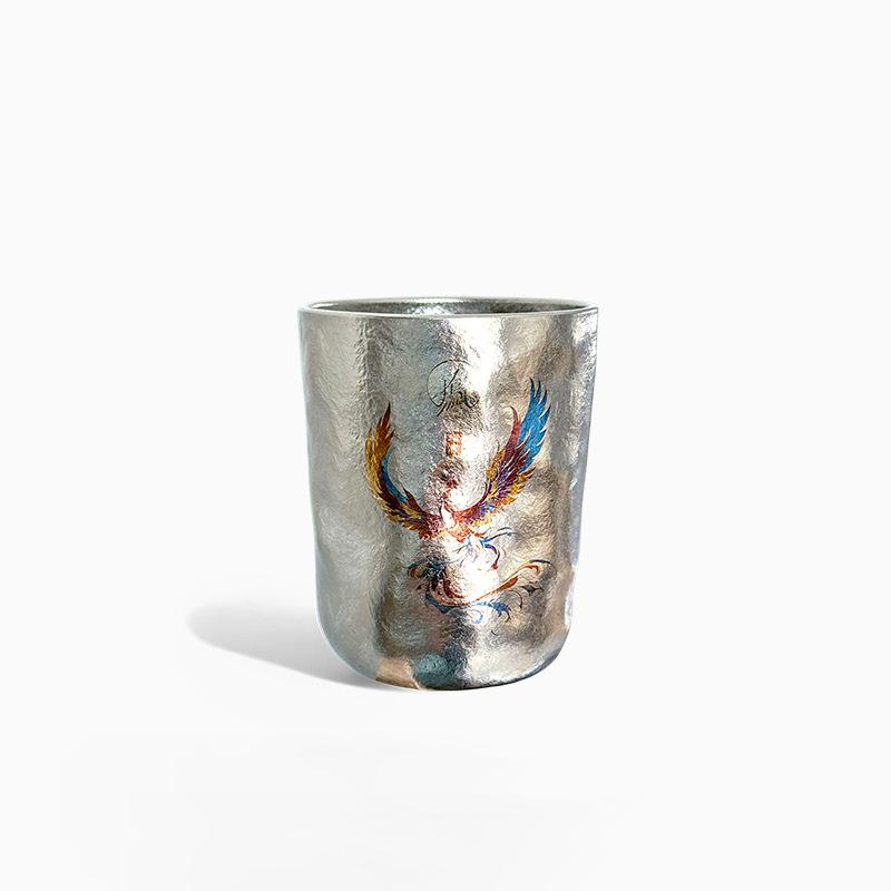 

Titanium Mugs Coffee Cup Double Wall Vacuum insulated 300ML Titan Tea Beer for Camping Hiking Outdoor tazza taza titanio caneca 300ML 10OZ