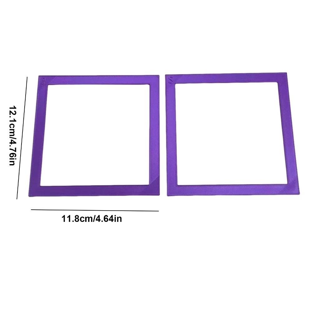 2Pcs DIY Grid Alignment Frames Multi-Specification Diamond Painting Guide Tool