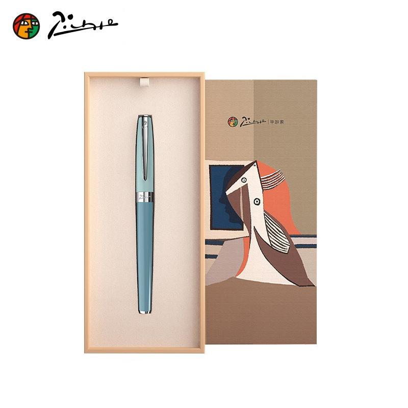 Pimio Metal Fountain Pen Picasso Morandi Color Pens 0.5MM F Nib Business Office Stationery Supplies with Gift Box for Birthday
