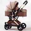 Convertible Baby Stroller: Sit & Lie, High Landscape, Foldable, Shock-Absorbing, Two-Way