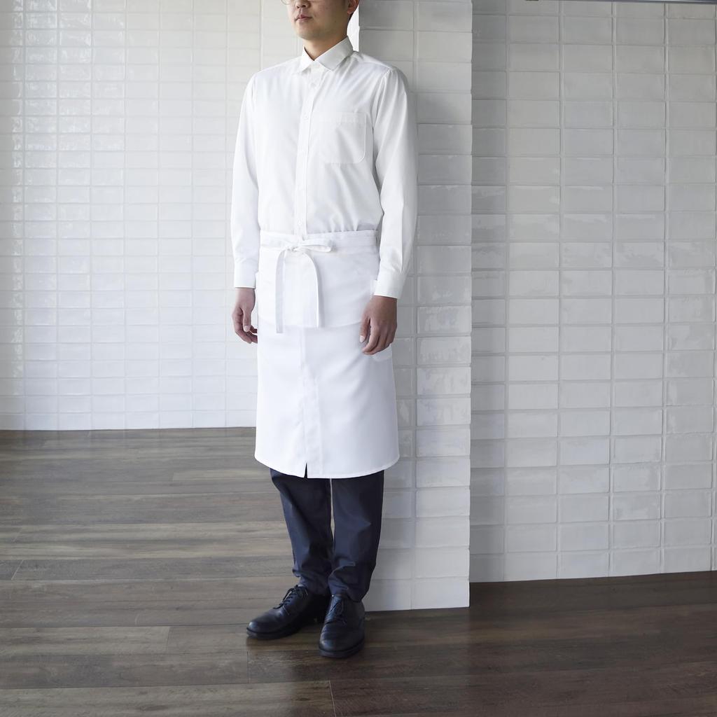 Seven Uniform CT2364 Middle Apron CT2364-9 Black Free Size