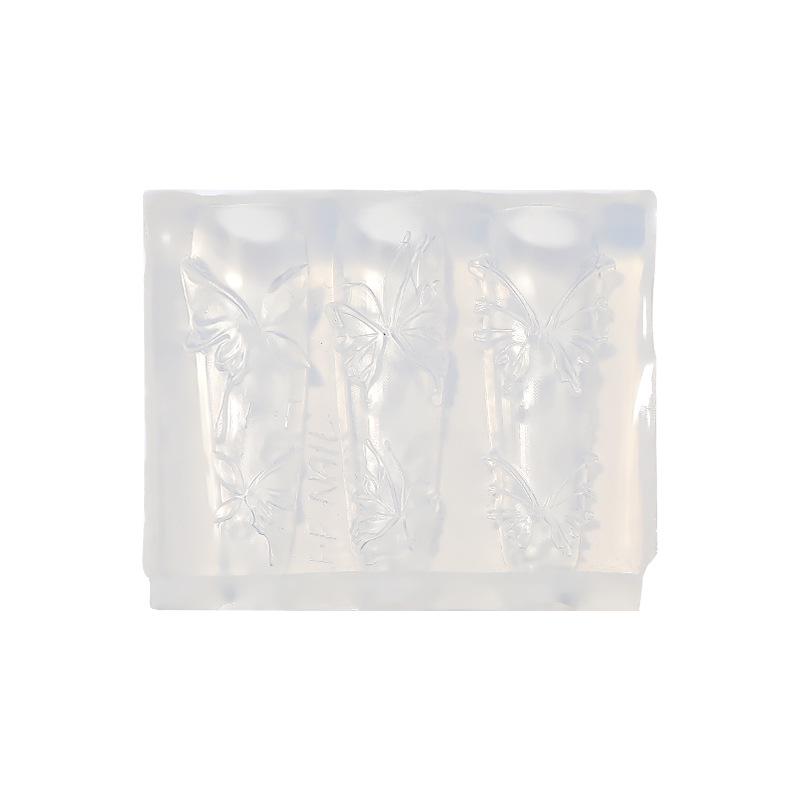 3D Silicone Embossed Nail Art Molds - Dragon, Heart, Bow, Anime Girl Carving Tools