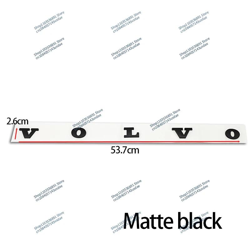 3D ABS Volvo Car Bonnet Letters Logo Badge Rear Trunk Emblem Sticker Accessories For CX40 CX60 CX90 V60 V40 S60 V70 XC70 B5 B6