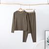Printed Round Neck Top Pants Set Women's Sexy Hottie Long Sleeve Copper Coin Printed T-shirt Slim Casual Trousers New Fashion