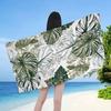 Klassisches Monstera Deliciosa Mikrofaser Strandtuch Saugfähig Schnelltrocknend Weich Yoga Schwimmen Resort Bergsteigen Handtuch