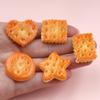 10/100pcs Kawaii Cookie Simulation Food Art Supply Flatback Cabochon DIY Dollhouse Craft Decoration Miniatures