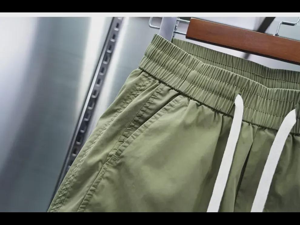 2023 Men's Trendy Cropped Pants: Casual Spring & Autumn Sports Style