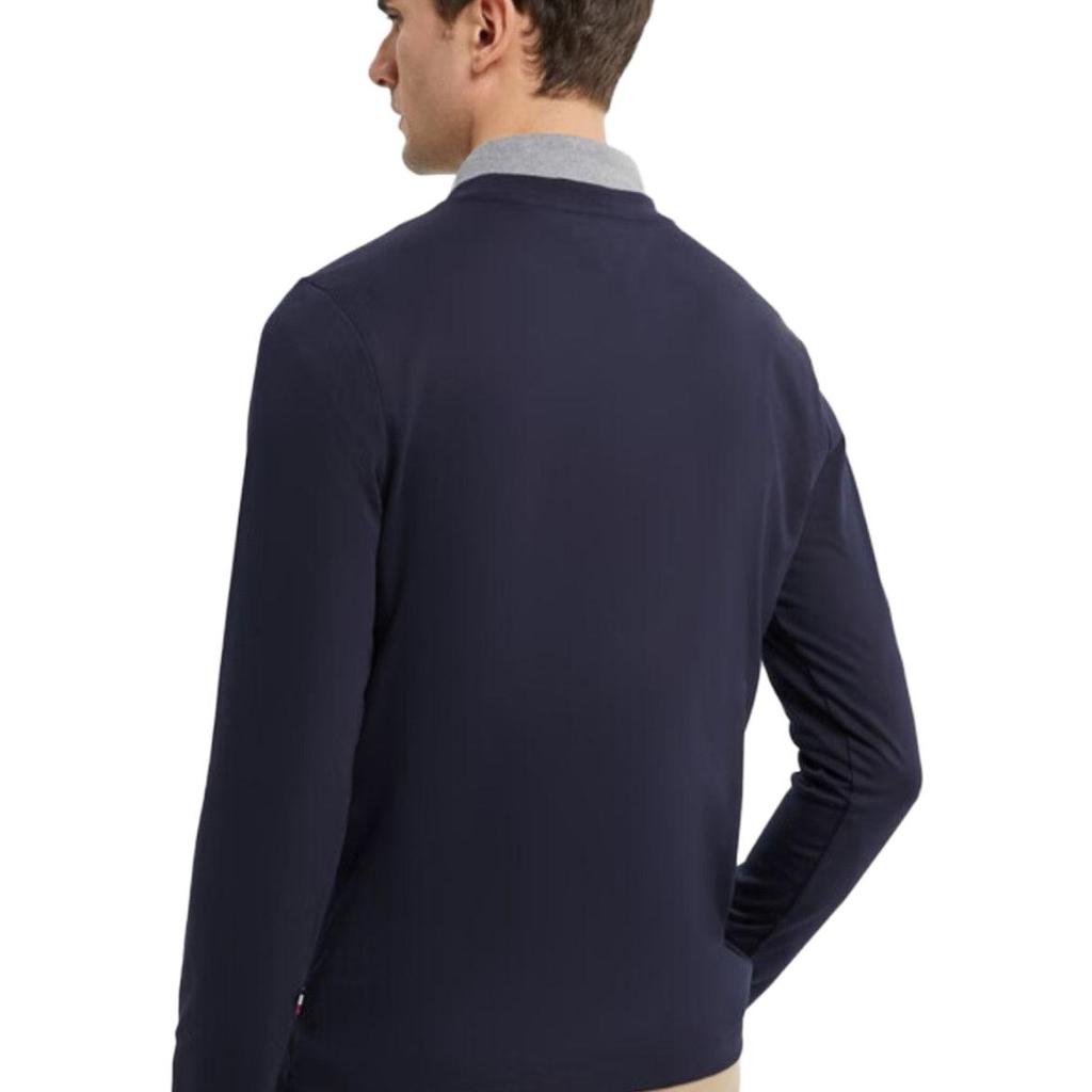 Tommy Hilfiger Slim Fit Long Sleeve T-Shirt With Small Embroidery Men tops Navy-Blue MW0MW27908-DW5