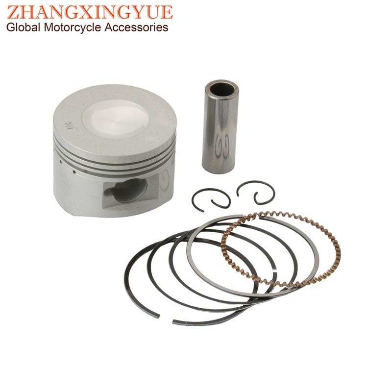 52.4mm Piston Kit For Kymco Agility R12 R16 Like 125 Looker S Movie XL Super 8 People Vivio 125cc 4T 13101-GFY6-C00