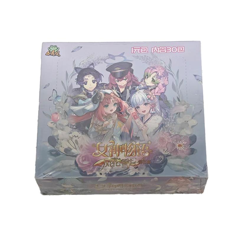 Kleiner Frosch Neue Göttinnen-Geschichte Sammelkarten Eine Box enthält 30 Kartenpackungen Wunderschönes Anime-Stil Geschenk Spielzeug Sammlerstücke