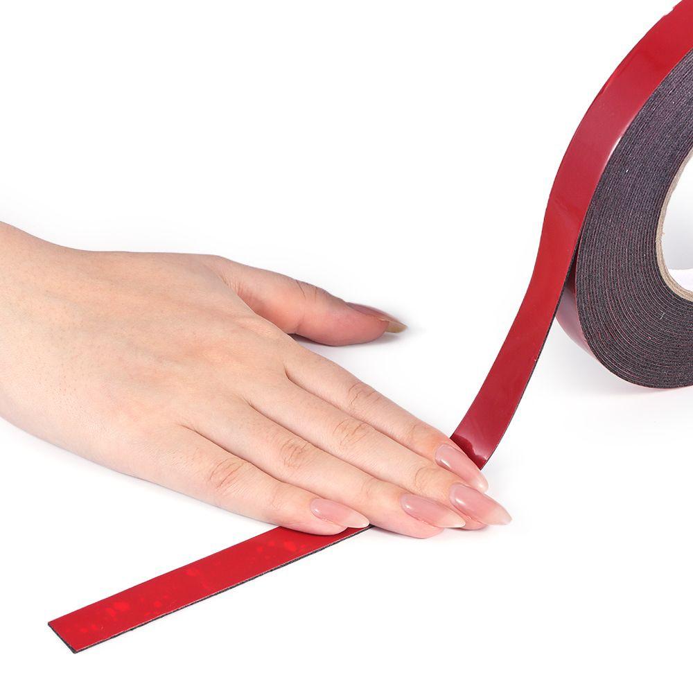0.6 inch x 33 Ft Home Decor for Car, Socket 2 Sided Mounting Tape Strong Adhesive Double Sided Tape Foam Tape