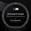 Car Steering Wheel Cover Ultra-thin Breathable Car Accessories For BMW E92 E53 E61 E62 E93 GT G30 G20 G05 G11 E48 Series i3 G07 XN9