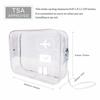 Transparent Cosmetic Bag Pvc Women Zipper Clear Makeup Bags Beauty Case Travel Make Up Organizer Storage Bath Toiletry Wash Bagy