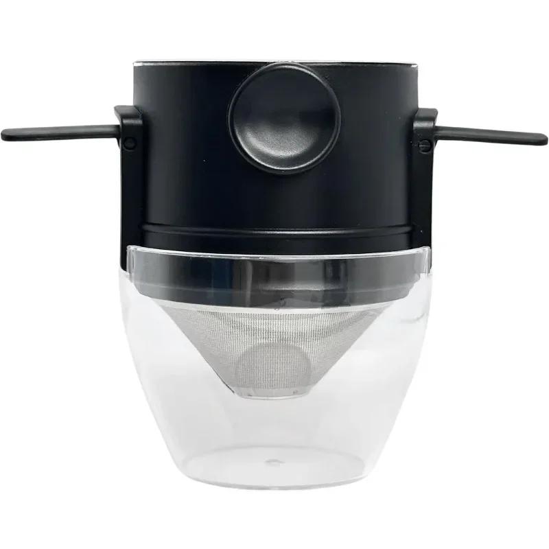 Stainless Steel Coffee Dripper Collapsible Coffee Filter Portable Coffee Accessories Holder Funnel Reusable Tea Coffee Dripper