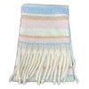 New mohair plaid scarf, versatile in autumn and winter, Korean atmosphere imitation cashmere small version student warm scarf