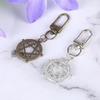 Multifunktionale Tragbare Hohlstern Robuste Legierung Schlüsselanhänger Elegante Designs Schlüsselring als Wohnaccessoire für Trendsetter