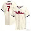 Embroidered Baseball Jersey Philadelphia 76ers Turner Yellow Unisex Sport Fan Apparel