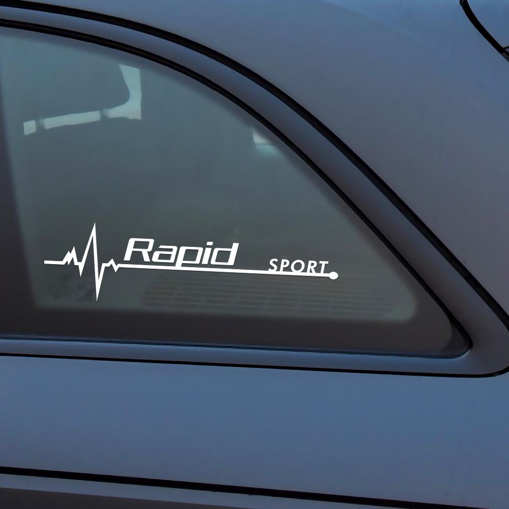2pcs Car Body Window Vinyl Sticker Decor Accessories Auto Styling For Skoda Octavia Superb Scala Rapid Kamiq Fabia Kodiaq S VII kybf34