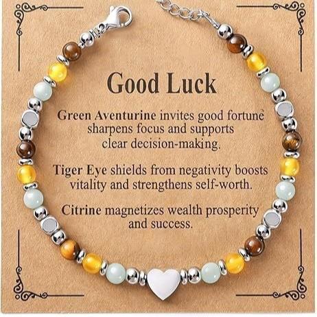 Triple Protection Bracelet Maternity Bracelet Beaded Ladies Pregnancy Gift Obsidian Aquamarine Moonstone Bracelet Women