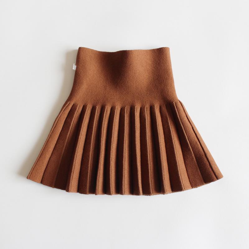 Girls' Midi Skirts: Princess Pleated Puffy Dresses for Kids