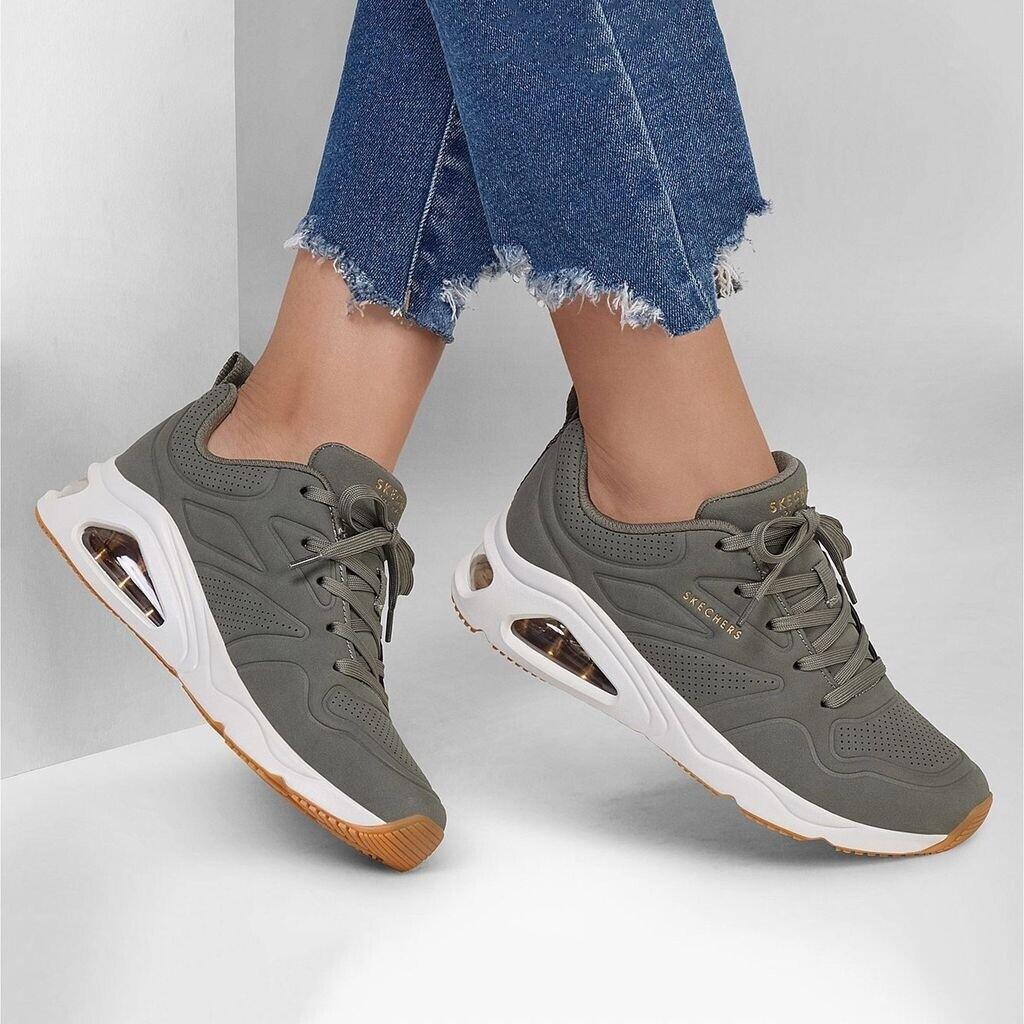 Skechers Tres-Air Uno - Ah-Mazing Женские кроссовки зеленого цвета