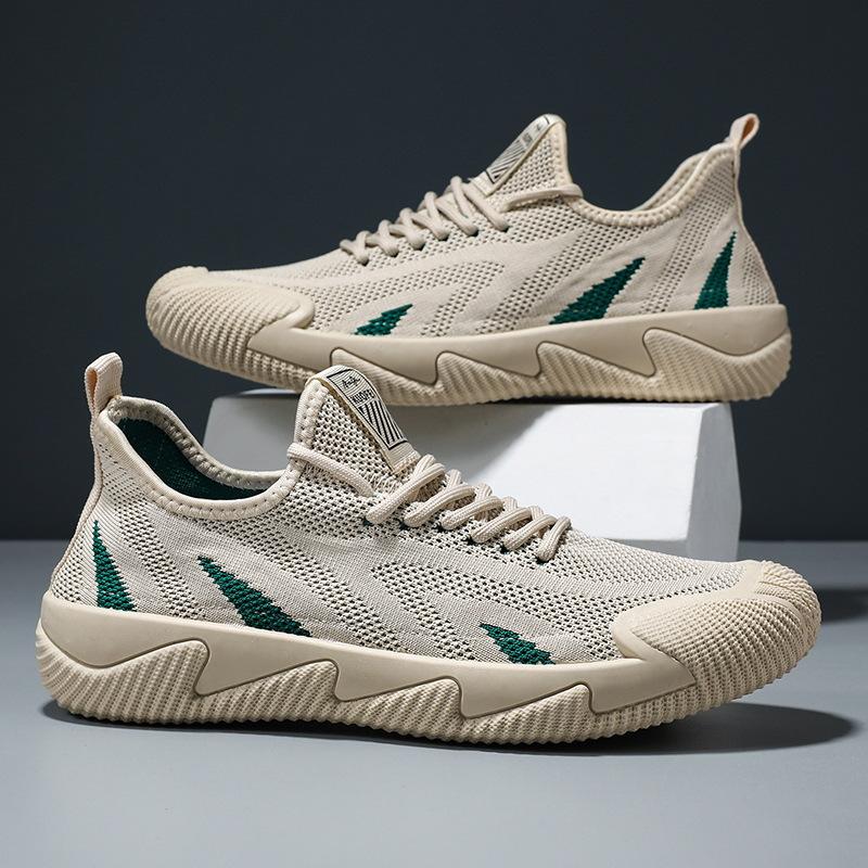 

Мужская обувь большого размера Temu, новая модная тенденция, кожаная повседневная белая обувь, корейская версия, для бега, удобная спортивная обувь 44 бежевый