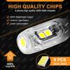 2-20pcs T10 W5W LED Flash Light Auto Bulbs 194 5w5 Parking Lamp License Plate Bulb Reading Light Clearance Lamp Car Tail Light Bulbs 7