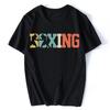 Boxing Tops T Shirts For Men Summer Short Sleeve Funny TShirt Crew Neck Boxer Tees Harajuku Men's Clothing Gift Idea