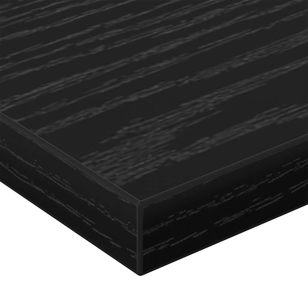 Shelf Board 4 pcs Black 60 x 20 x 1.5 cm Engineered Wood