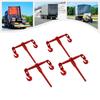 9200lbs G70 Ratchet Chain Binders 4-Piece Set 3/8"-1/2" Load Tie Down for Heavy Equipment