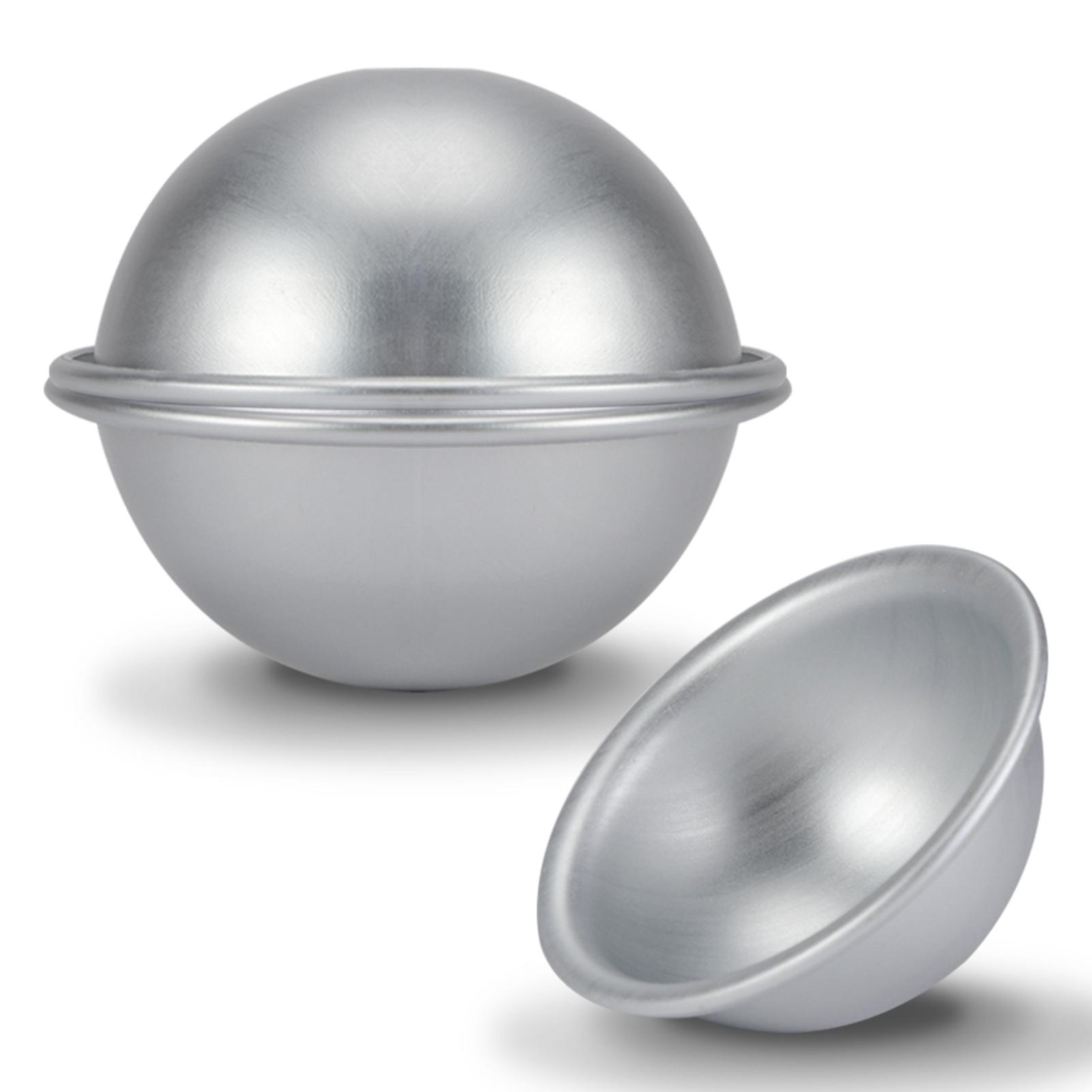 

9cm Semicircle Baking Beginners Non Stick Half Ball Cake Pan Lightweight Aluminum Easy to Use for Mousse Pudding Dessert Mold