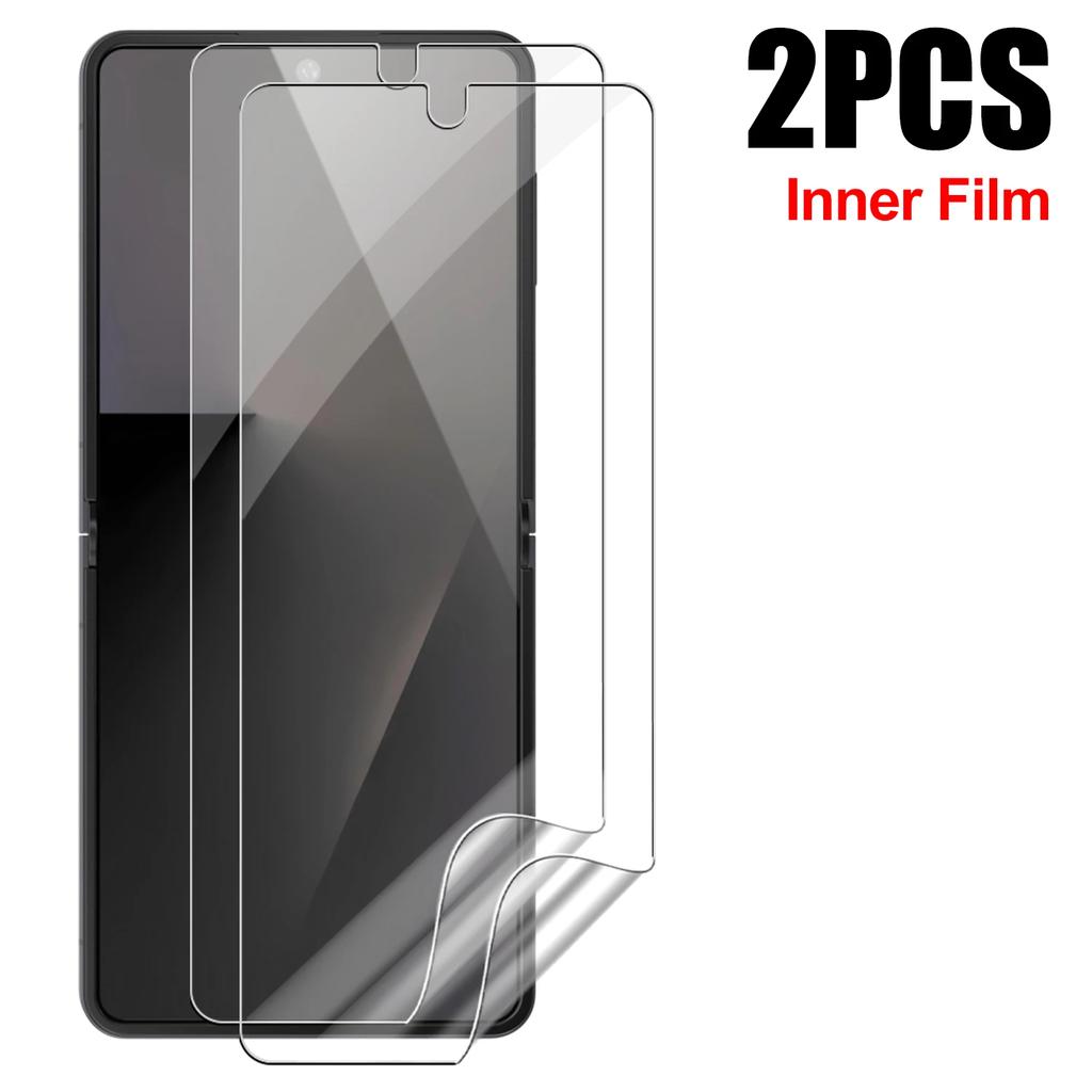 Tempered Glass Screen Protectors for Samsung Galaxy Z Flip 7 6 5 Soft Hydrogel Film Anti-scratch Lens Cover for Samsung Z Flip 7