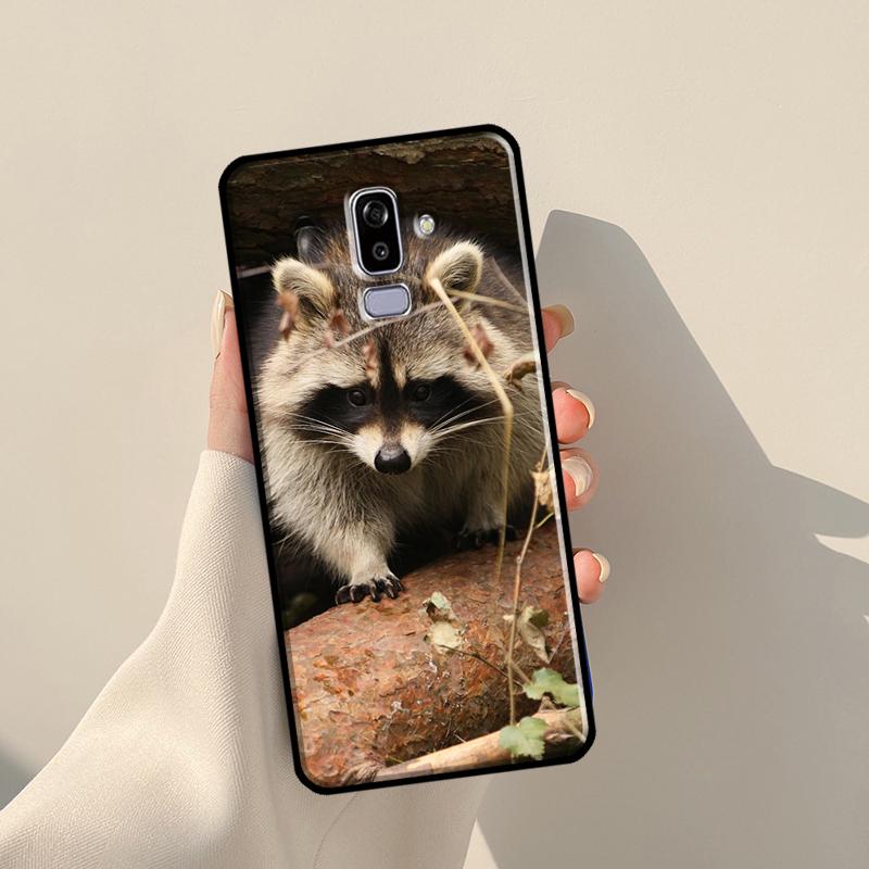 Raccoon Case For Samsung Galaxy J1 J3 J7 J5 2016 A3 A5 2017 J8 A7 A9 J4 J6 A6 A8 Plus 2018 Cover