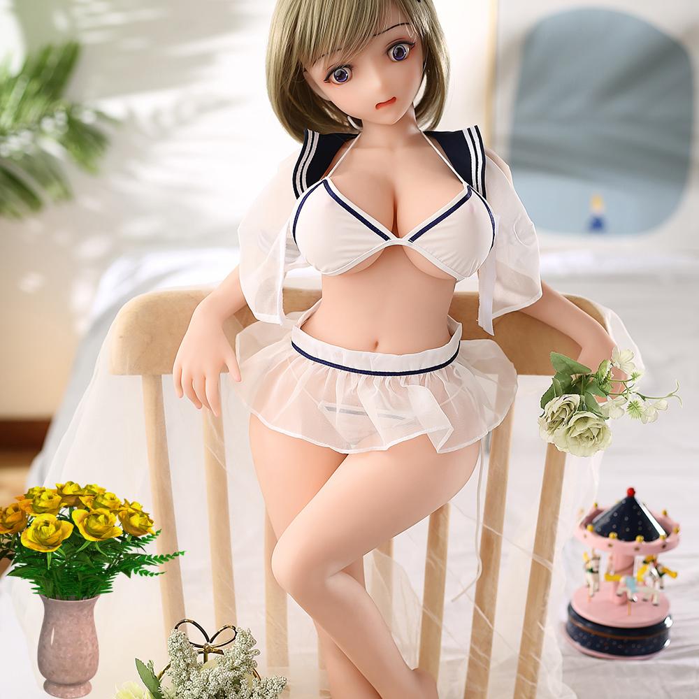 65cm/80cm/100cm/110cm Full Body doll, 3D Silicone Sex Doll Made Of Safe TPE Material With Realistic Vagina And Anal Opening, An Adult Sex Toy