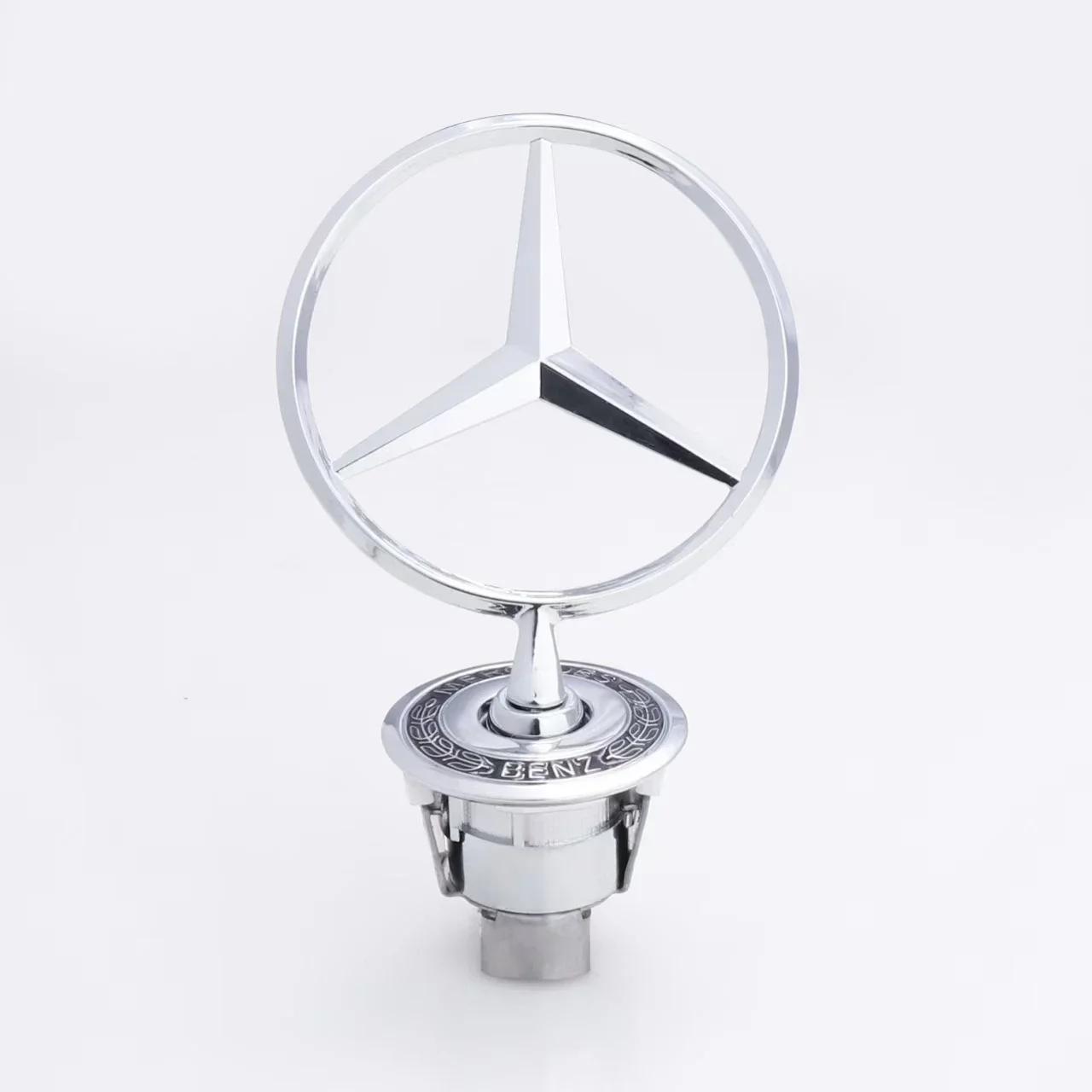 

2025 Hot For Mercedes Benz Metal Star Bonnet Hood Logo Emblem Badge For Mercedes/Benz W204 W205 W203 W211 W212 W213 W201 W210 C1