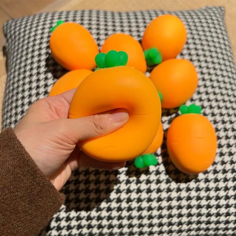 Decompression Decompression Carrot Pinch Music Simulation Vegetable Slow Rebound Decompression Children's Vent Ball Toy