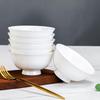 Haolaibao 34-Piece Pure White Bone China Dinner Set