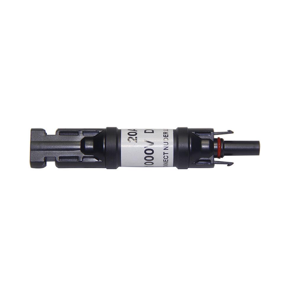 MC4 PV-Stecker mit integrierter Sicherung (10A/15A/20A/30A) für Photovoltaikanlagen
