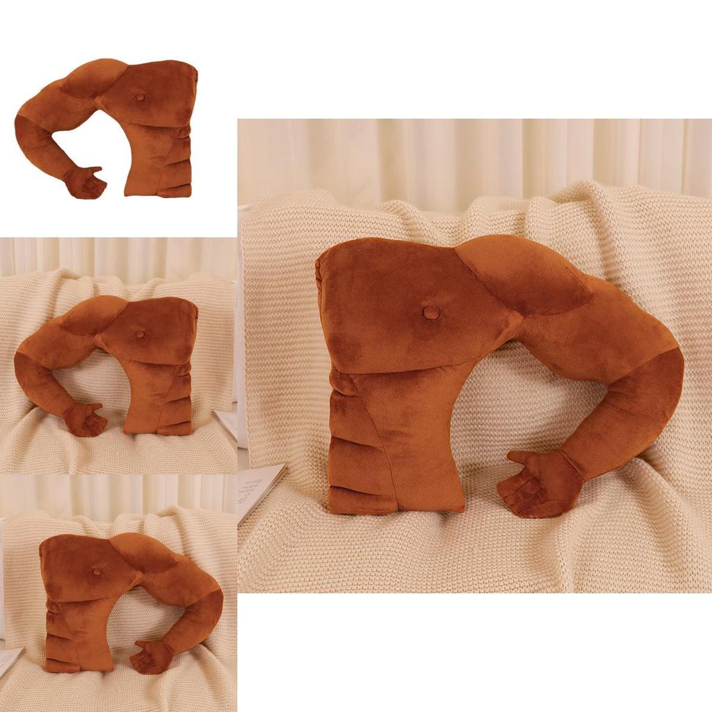 Soft Plush Male Friend Body Pillow With Arm Support For Gift And Comfort