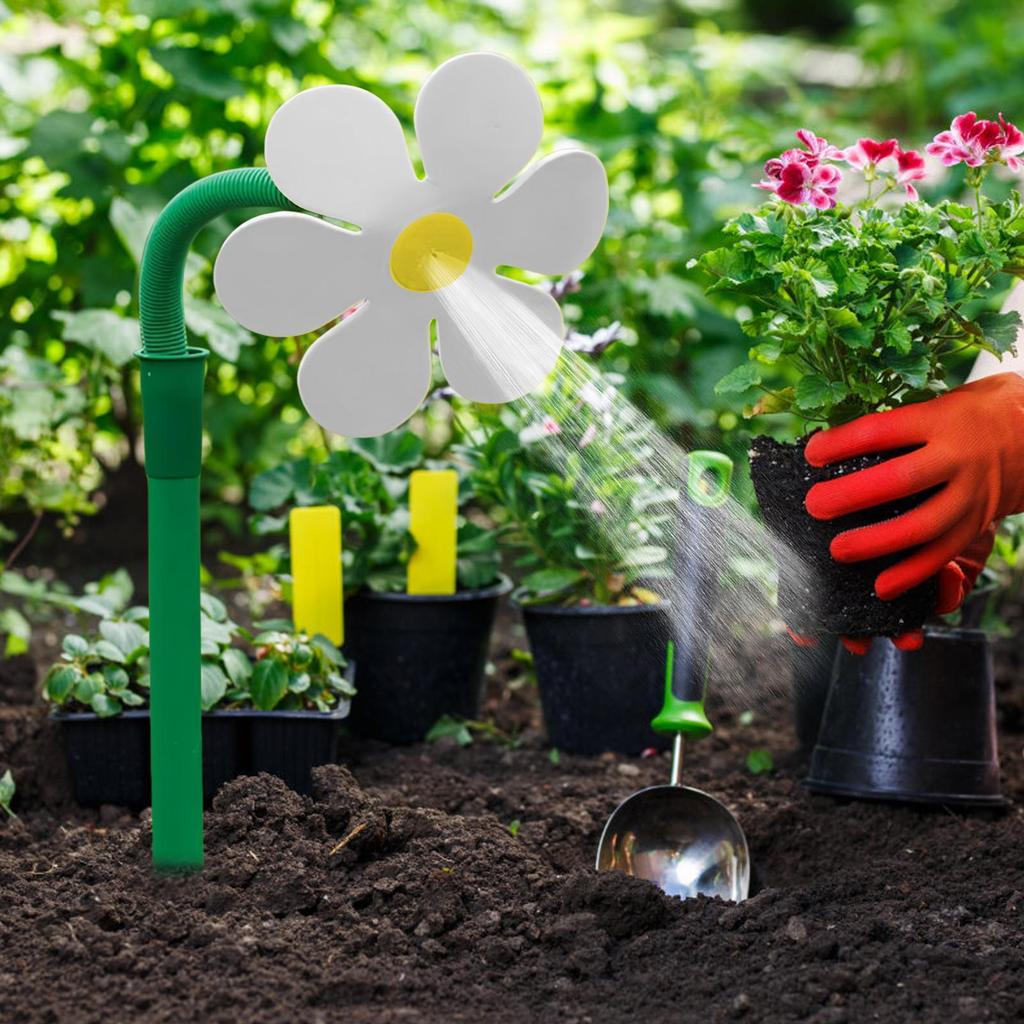 Dancing Daisy Lawn Sprinkler Funny Garden Sprinkler 360 Degree Rotating Yard Irrigation System For Watering Playing Farm