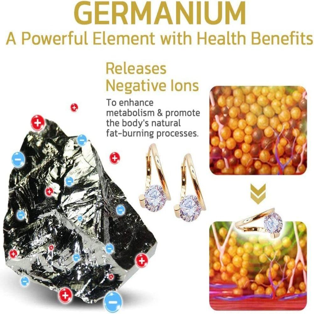 For Weight Loss Magnetherapy Germanium Earrings Lymphatic Drainage Ear Stud  For Weight Loss