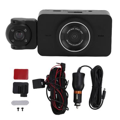 3 Channel Dash Camera 1080P 170 Degree Wide Angle APP Control Front Rear Car DVR with 2.9 Inch Screen 24H Parking Mode