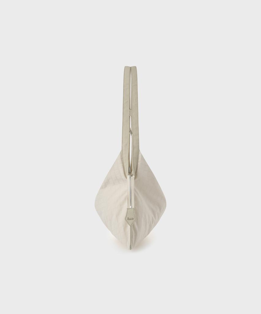 Sunlit Buckle Crossbody Bag (Check Ivory)