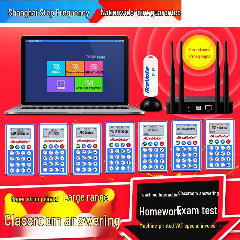 Interactive Smart Touch Classroom Answer Sheet for Teaching and Student Feedback