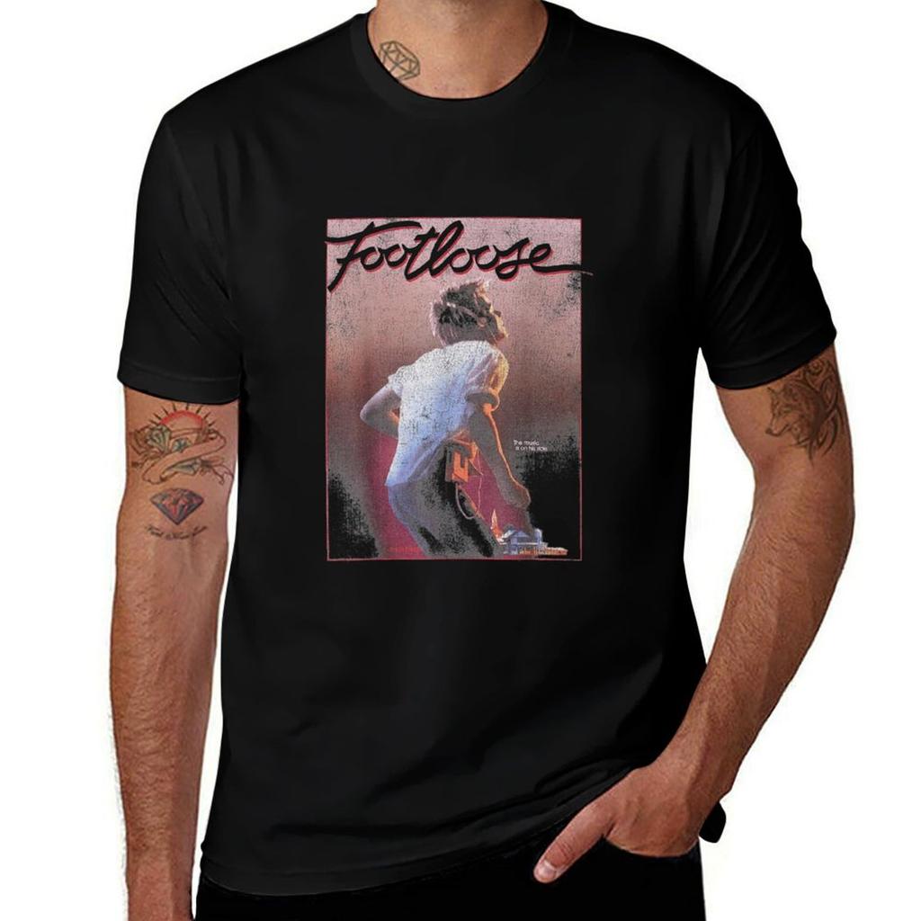 Footloose Classic Poster Tshirt Halloween Casual Tshirt